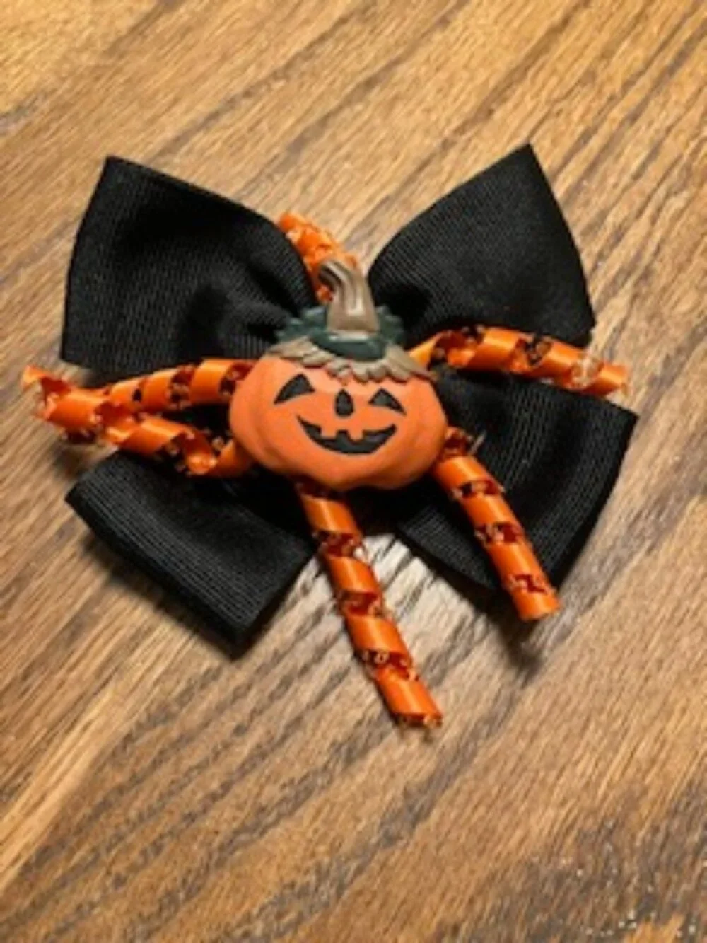 Vintage Halloween Hair Bow